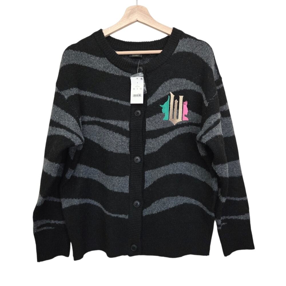 NWT Wicked | Paul Tazewell Collection Embroidered Button Up Cardigan Sweater